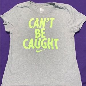 A boy’s nike tee.